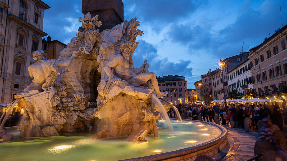 Four Rivers, Piazza Navona, Rome